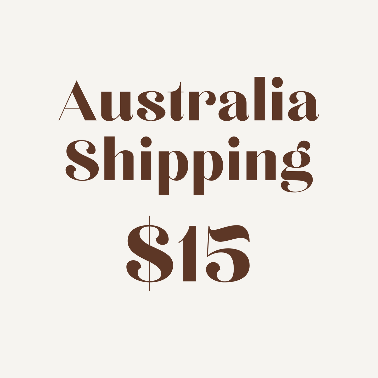 Express domestic shipping
