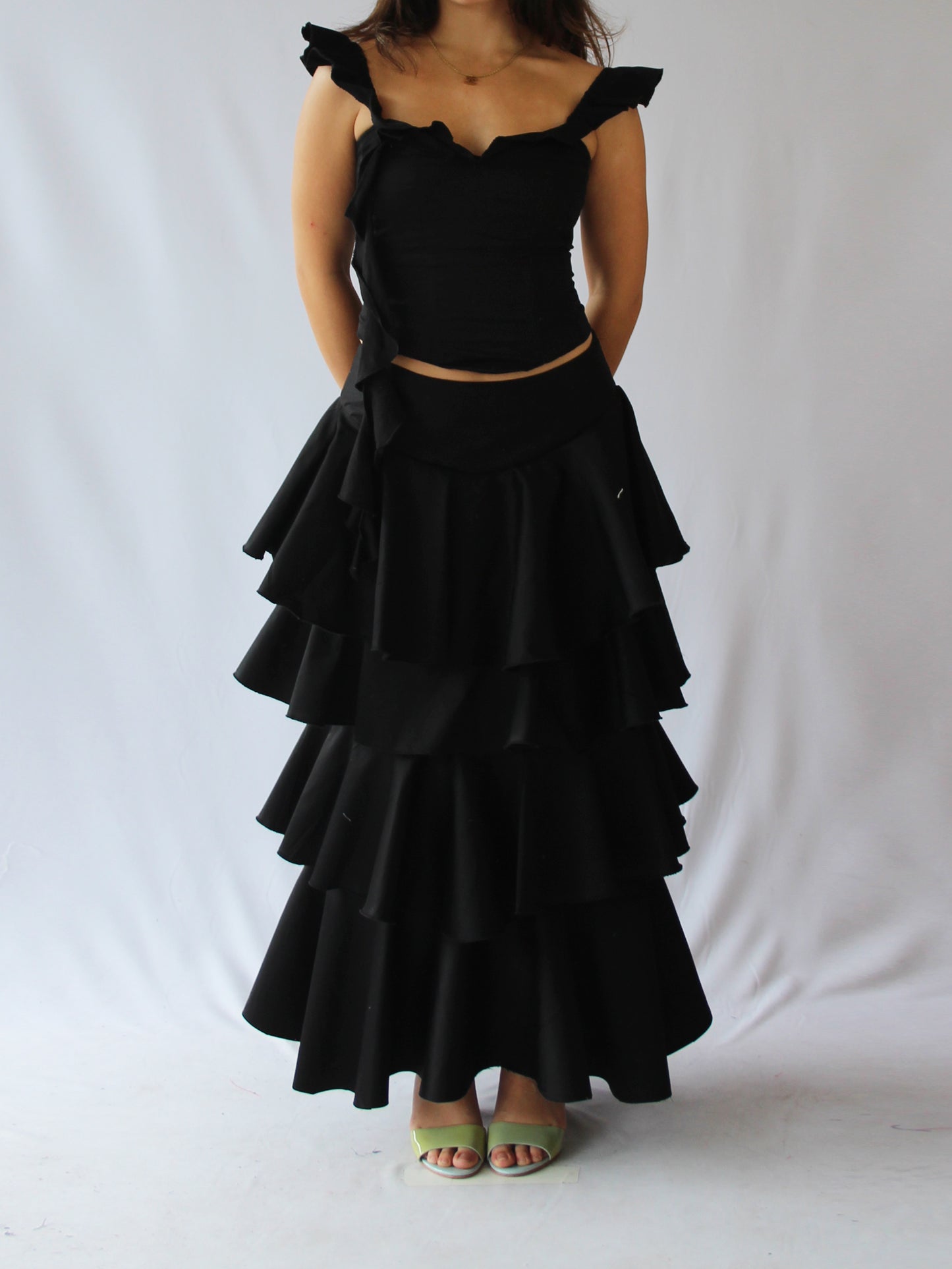 Layered Maxi Skirt