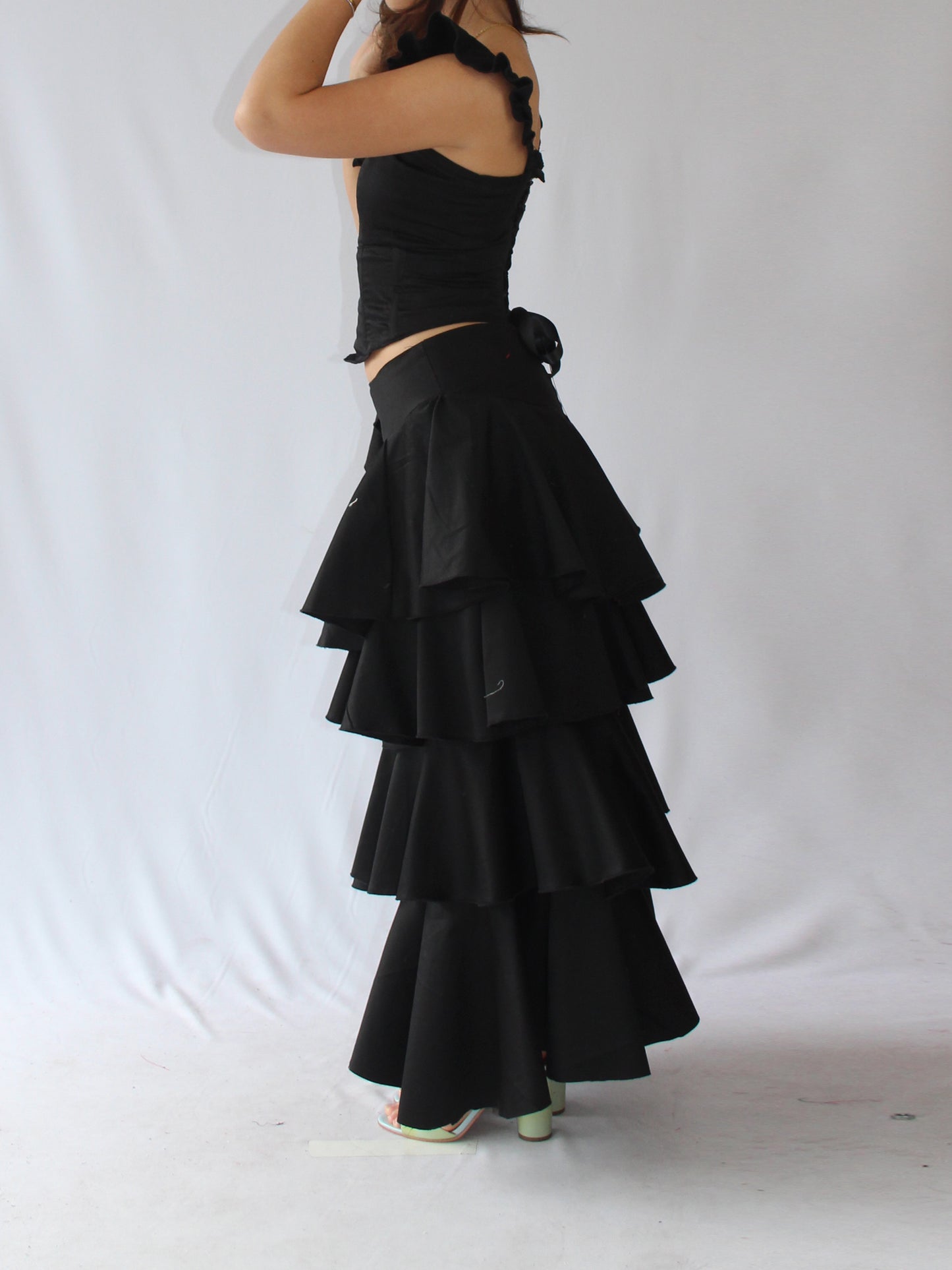 Layered Maxi Skirt