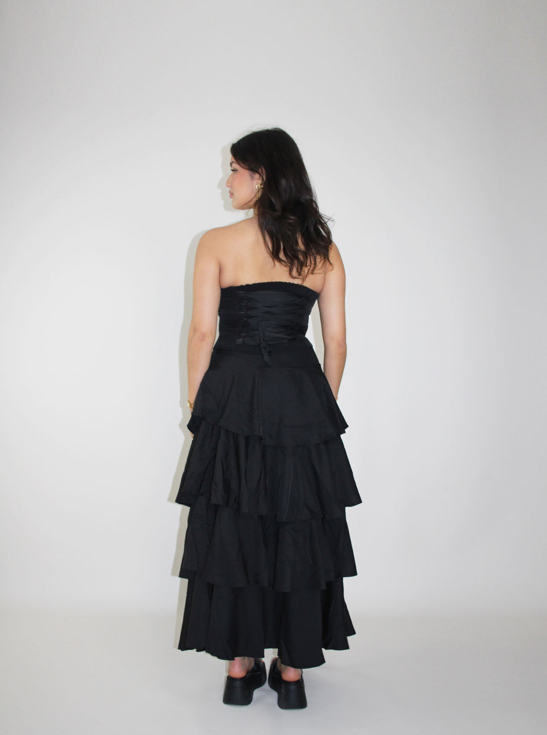 Strapless top with layered Maxi Skirt (was $179)