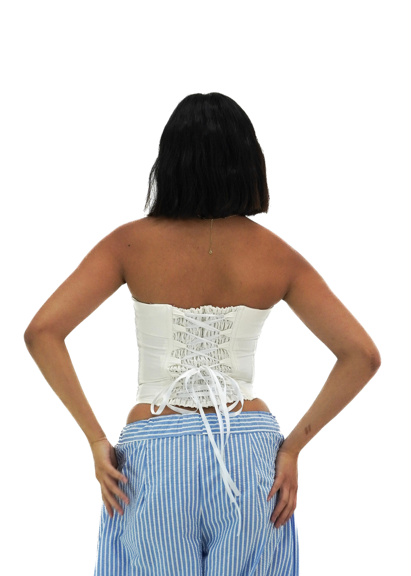 Corset Strapless Red Wine