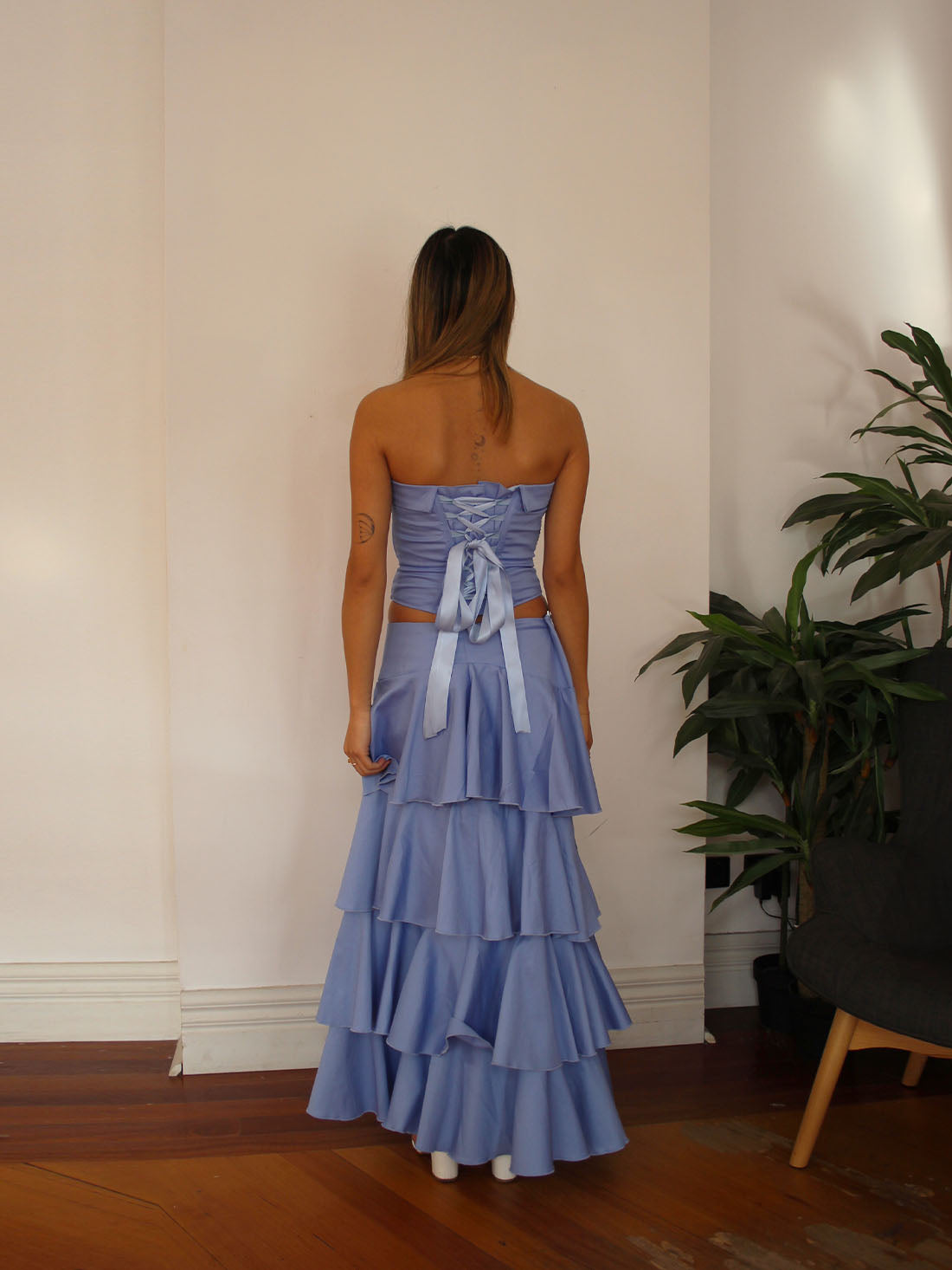 Layered Maxi Skirt
