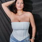 Corset Strapless white