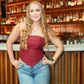 Corset Strapless Red Wine