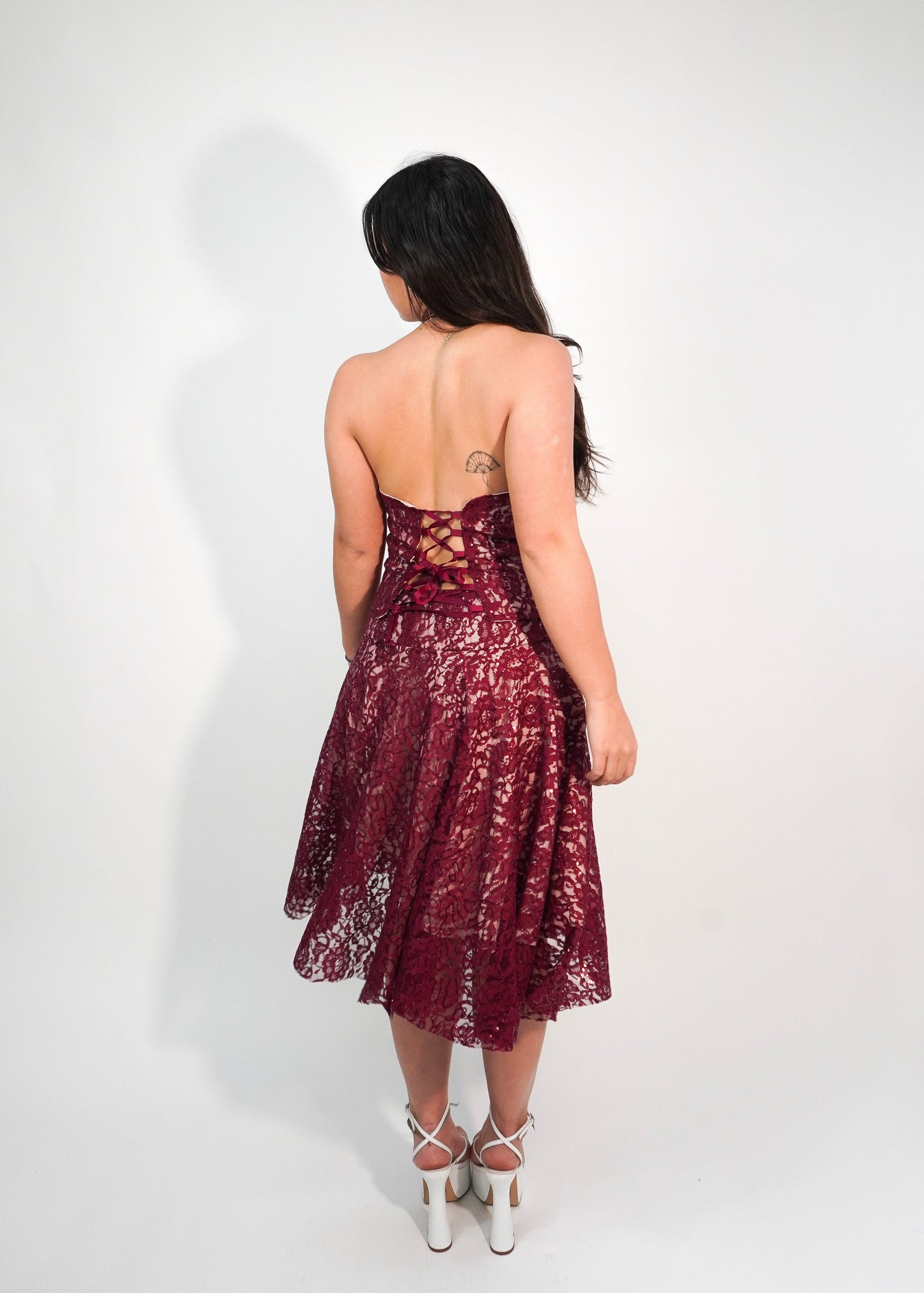 Luna Midi Set - Wine Lace