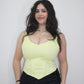 Corset Vest Sateen solid colours