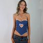 Heartless corset - Denim