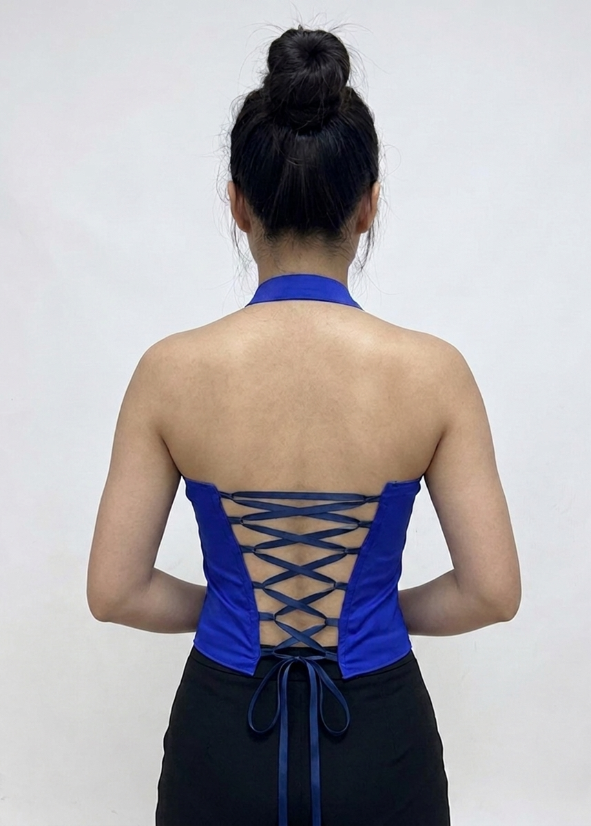 Luna Top - Cobalt Blue
