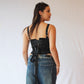 Corset Vest Sateen solid colours