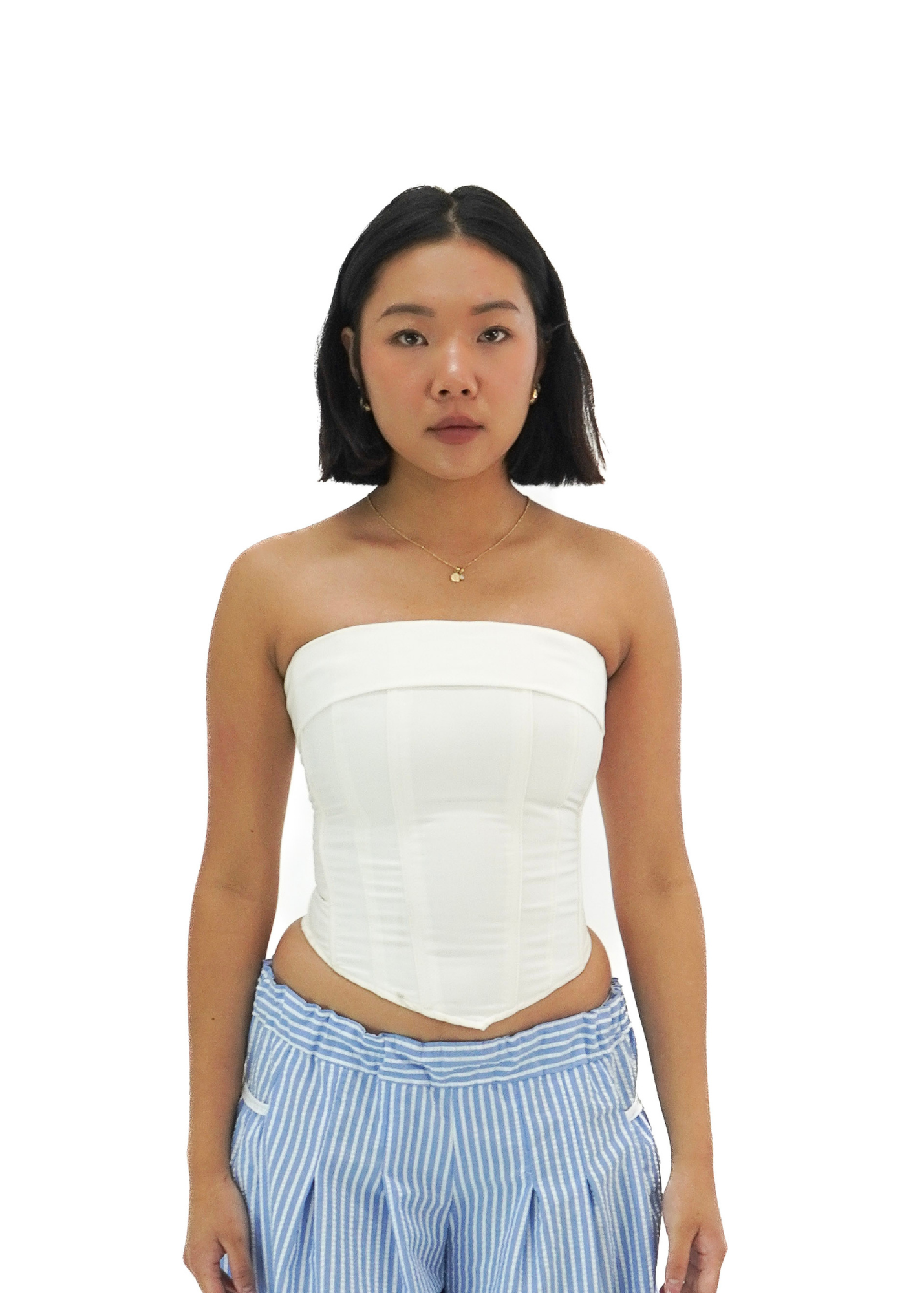 Corset Strapless white